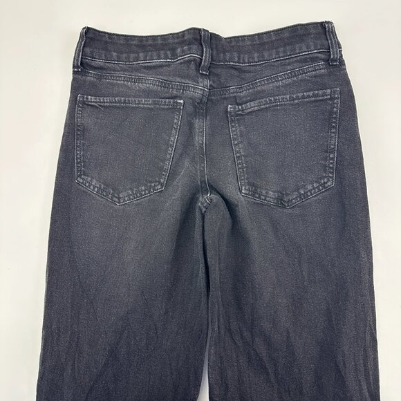 SO Low Rise Dad Jean Distressed Women's size 9 Black Denim Jeans - Picture 5 of 5